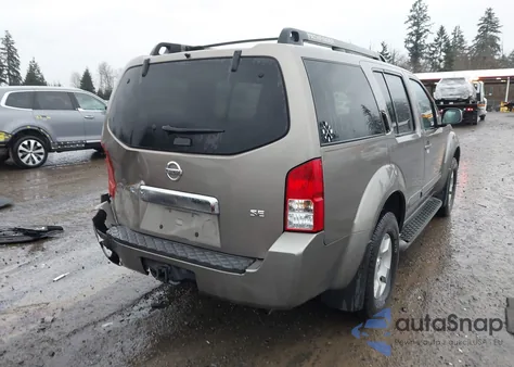 2005 Nissan Pathfinder Se из США, поврежденный, VIN 5N1AR18W95C764388